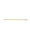 Fendi Ff Link Chain Bracelet In Gold