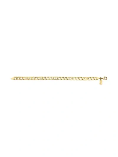 Fendi Ff Link Chain Bracelet In Gold