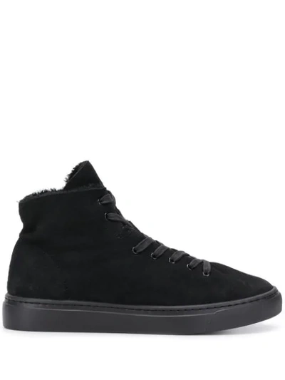 Officine Creative Leggera High-top Sneakers In Black