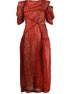 Preen By Thornton Bregazzi Franny Dress In Red