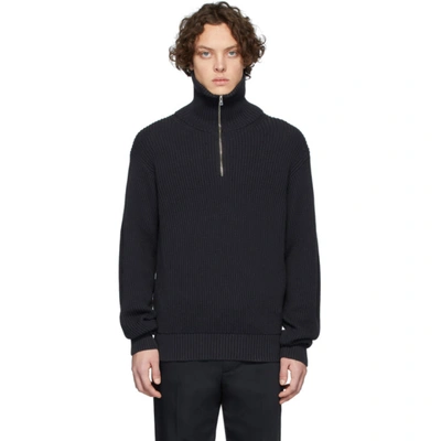Joseph Grey High Neck Sweater In 0212 Charco
