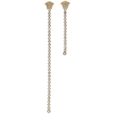 Versace Medusa Chain-Link Drop Earrings - Gold