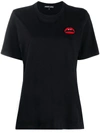 Markus Lupfer Lips Print Short-sleeve T-shirt In Black