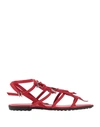 Tod's Sandals In Red