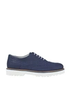 Hogan Lace-up Shoes In Blue