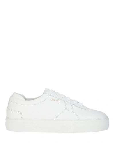 Axel Arigato Platform Low-top Leather Sneakers In White