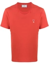 Ami Alexandre Mattiussi Ami De Coeur Patch T-shirt In Red