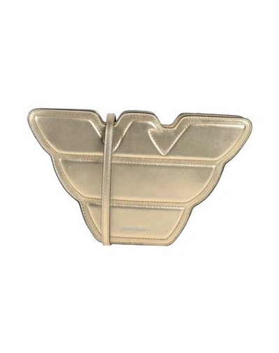 Emporio Armani Cross-body Bags In Gold
