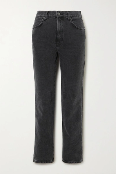 REFORMATION + NET SUSTAIN STAR HIGH-RISE STRAIGHT-LEG JEANS 