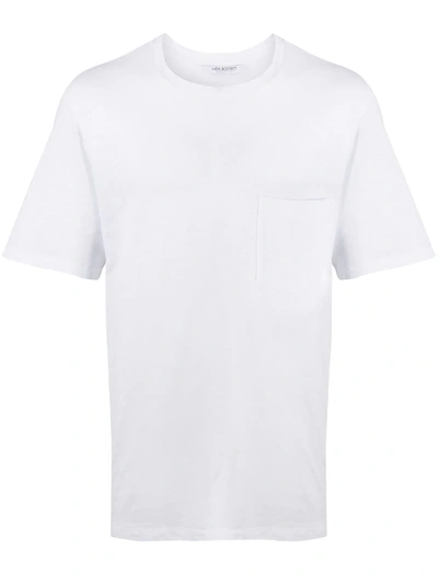 Neil Barrett Patch Pocket T-shirt In White