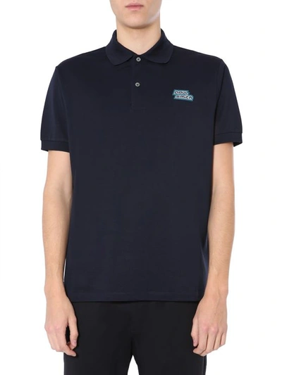 Paul Smith Polo With Logo In Blu