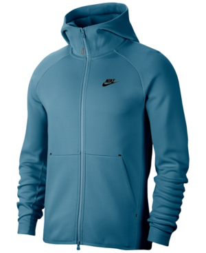 Nike Men's Sportswear Tech Fleece Zip Hoodie In Cerulean Blue | ModeSens