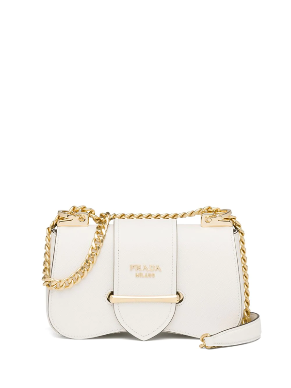 prada crossbody bag white