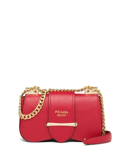 Prada Sidonie Crossbody Bag In Red