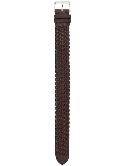Tom Ford Watches Adjustable Watch Strap In Brown