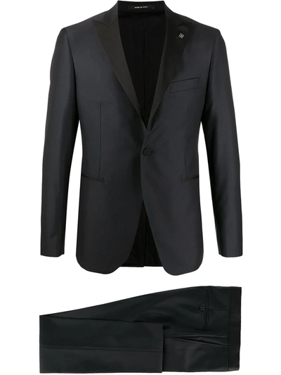 Tagliatore Slim Fit Suit In Black