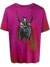 Paul Smith Beetle Print T-shirt In Pink