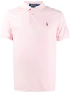 Polo Ralph Lauren Embroidered Logo Polo Shirt In Pink