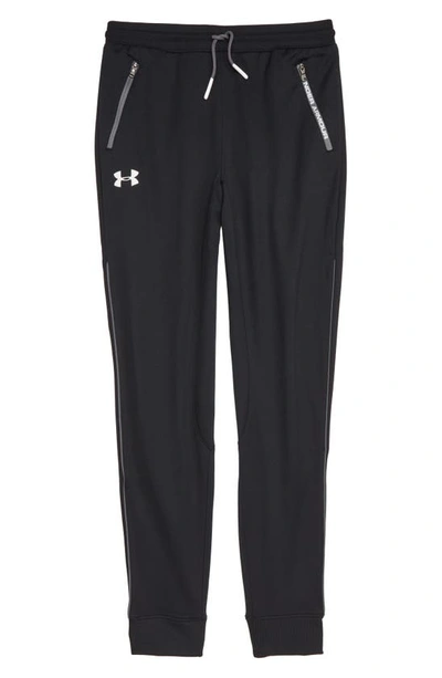 Under Armour Kids' Pennant Tapered Sweatpants (big Boy) In Black