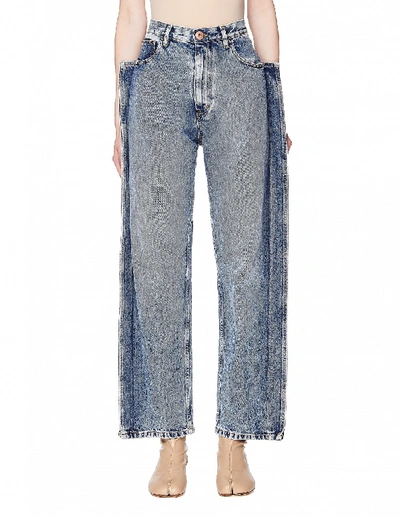 Maison Margiela Blue Wide Leg Jeans