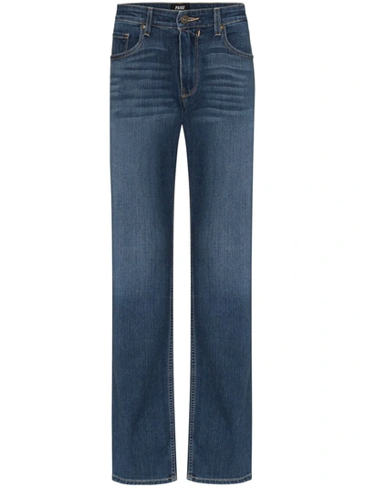 Paige Federal Lennon Straight-leg Jeans In Blue