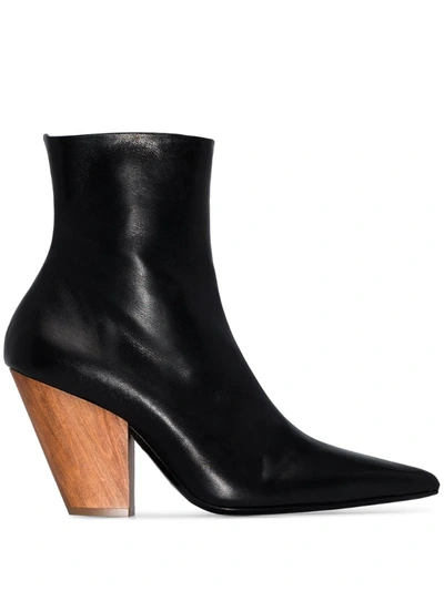 Simon Miller Black Pack 100 Leather Ankle Boots
