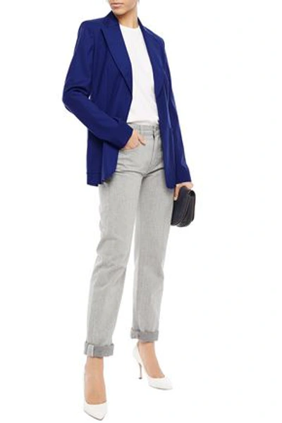 Victoria Beckham Wool Blazer In Royal Blue