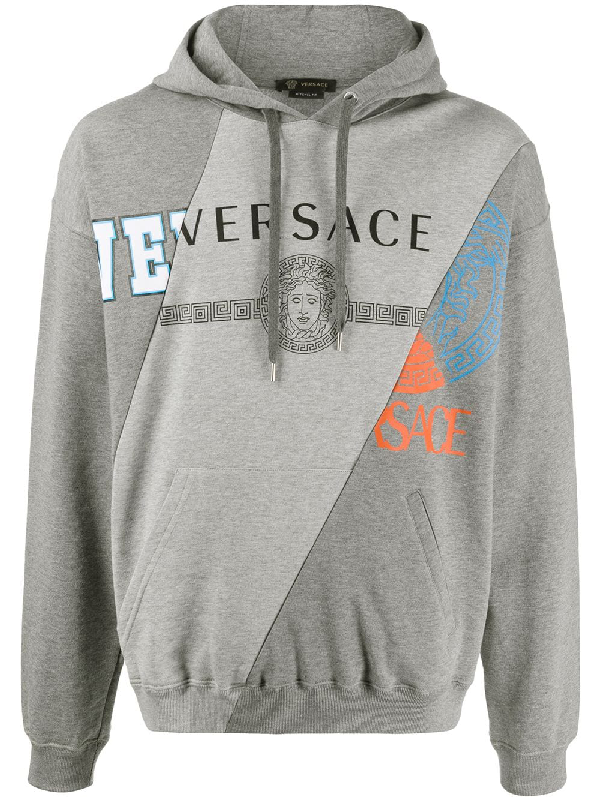 grey versace hoodie