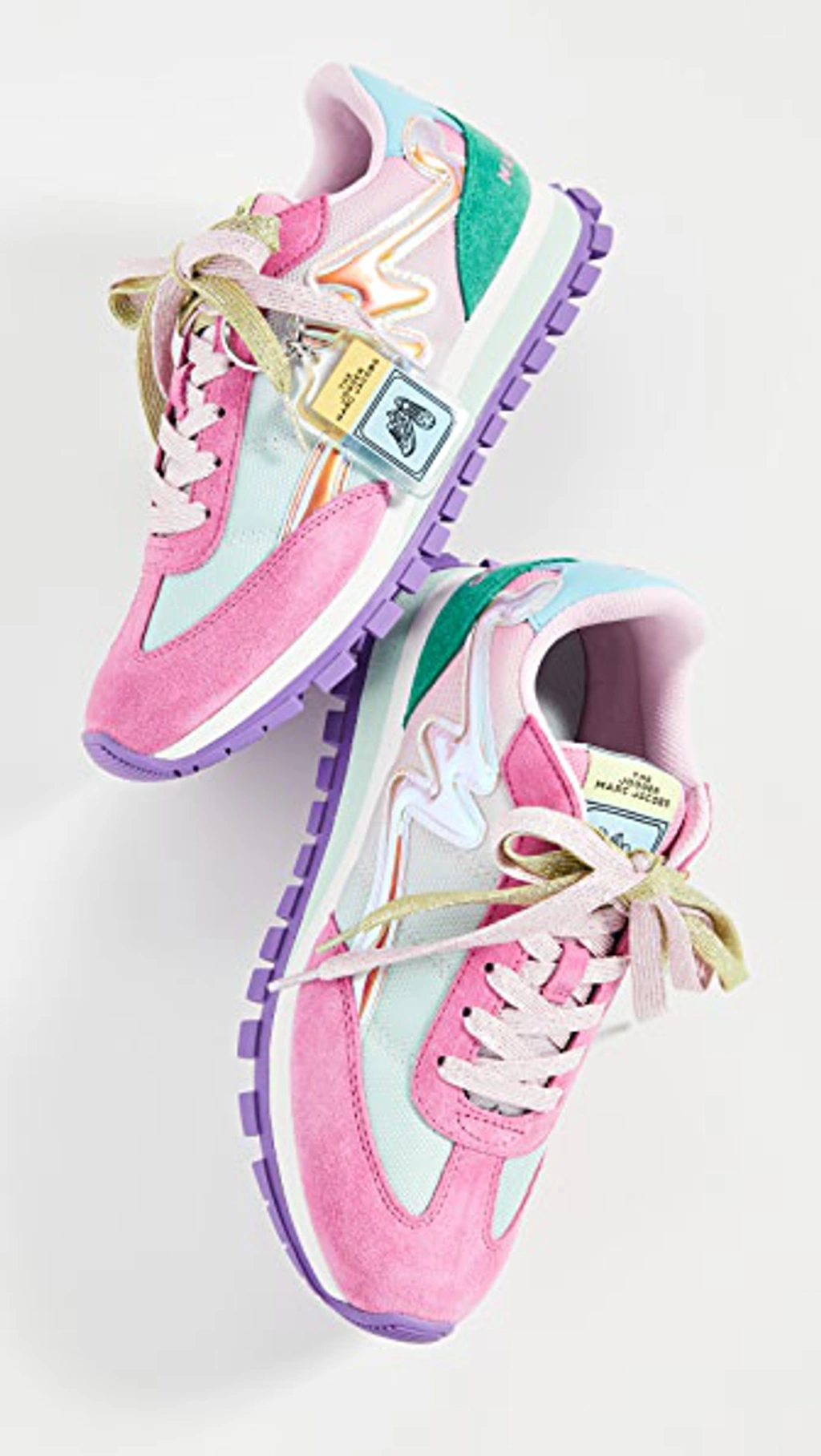Marc Jacobs The Jogger Sneakers In Pink Multi | ModeSens