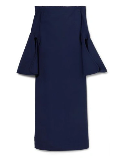Ellery Midi Dresses In Dark Blue