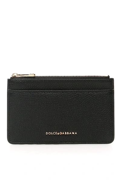 Dolce & Gabbana Logo  Cardholder In Black