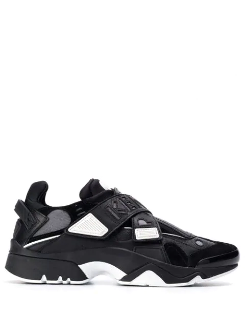 kenzo black leather shoes