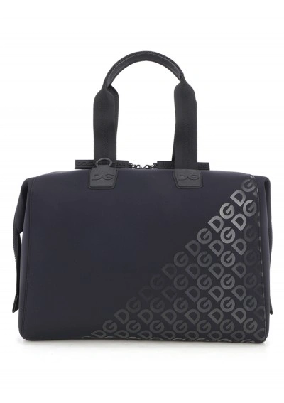 Dolce & Gabbana Briefcase In Dg Mania Logo Ne F.n