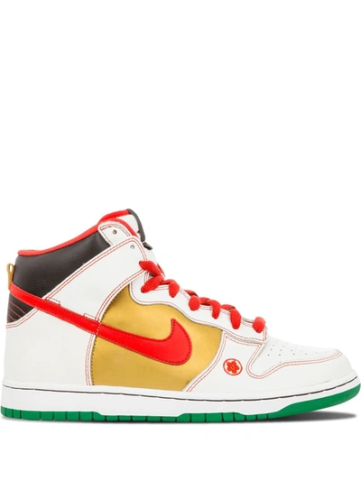 Nike Dunk High Pro Sb Sneakers In White