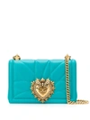 Dolce & Gabbana Devotion Shoulder Bag In Green