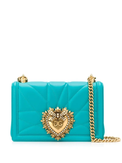 Dolce & Gabbana Devotion Shoulder Bag In Green
