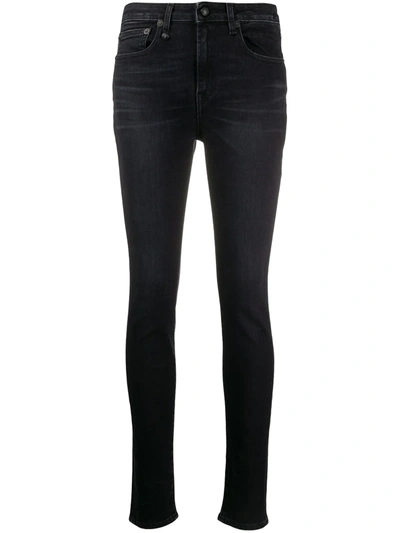 R13 Slim Fit Jeans In Black