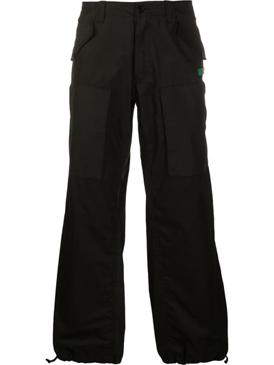 Moschino Multi-pocket Trousers In Black