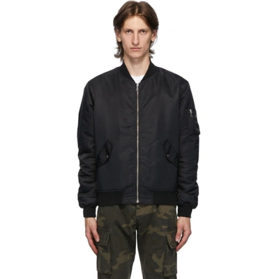 John Elliott Bogota Bomber Ii Bomber Jacket In Black