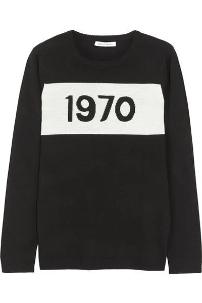 Bella Freud 1970 Merino Wool Sweater In Black