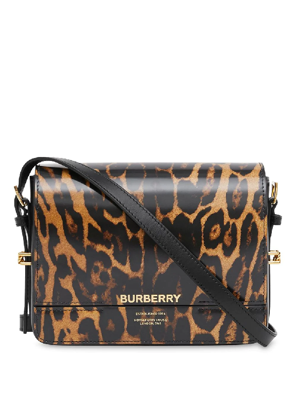 burberry leopard bag
