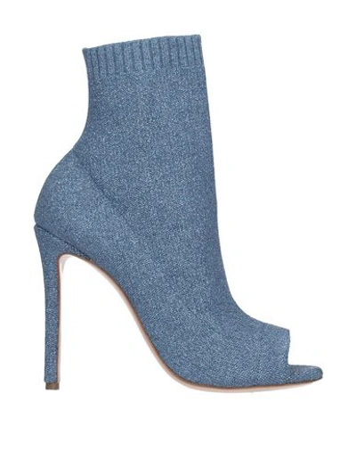Lerre Ankle Boots In Pastel Blue