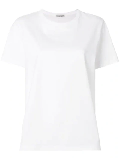 Moncler Logo Patch T-shirt In White