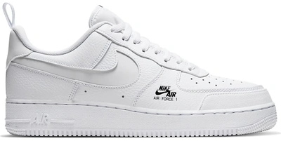 Pre-owned Nike Air Force 1 Utility White (2020) In White/grey Fog/midnight Navy