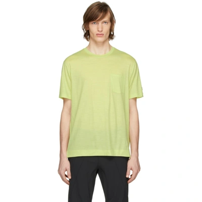 Z Zegna Logo Patch T-shirt In G02 Yellow