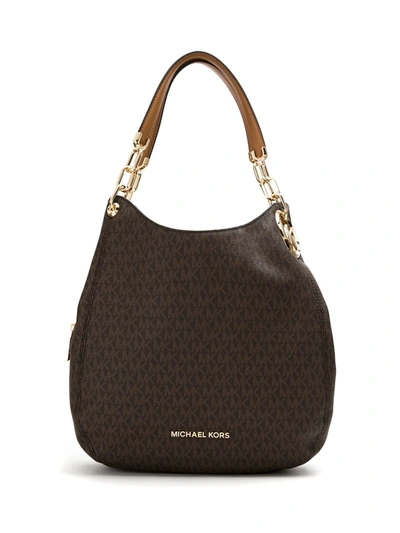 Michael Michael Kors Lillie Tote In Brown