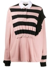 Preen Line 'giselle' Sweatshirt Mit Poloshirt-kragen In Black