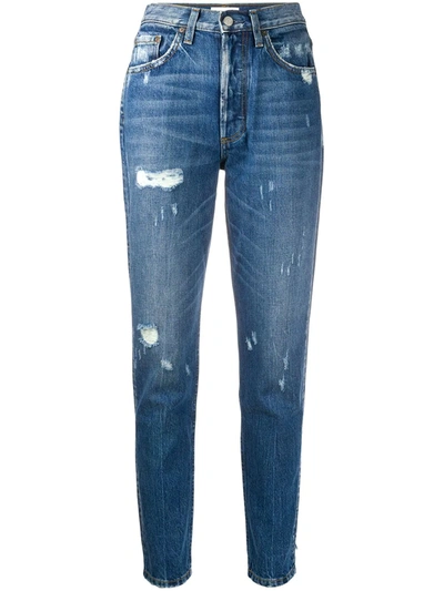 Boyish Denim Billy High Rise Slim Fit Jeans In Blue