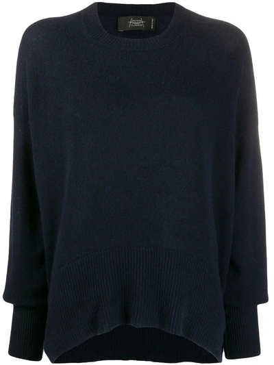 Maison Flaneur Cashmere Relaxed Fit Jumper In Blue