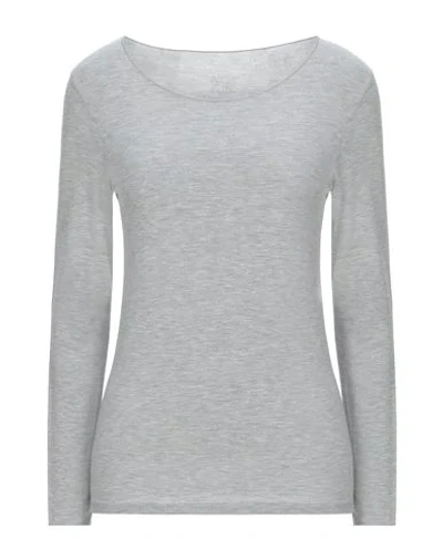 Majestic T-shirts In Grey